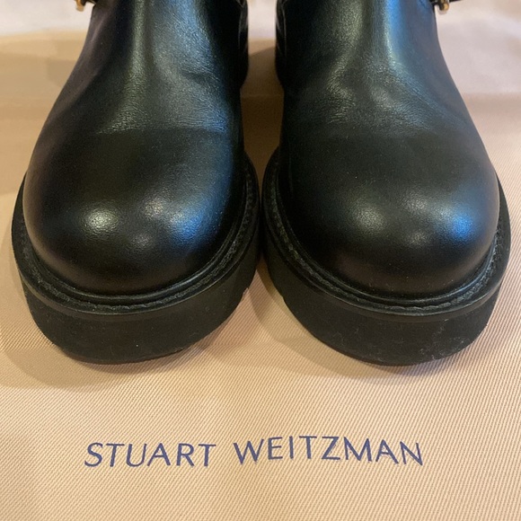 Stuart Weitzman Ryder Lift Bootie Black 38.5 / 8B NIB - Picture 4 of 13